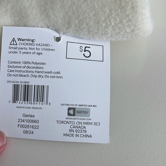 Gertex Kids Cream Headband Headlamp with Cute Bear Detail - One Size - Picture 4 of 6